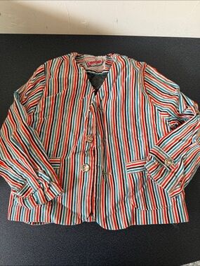 Kids' Striped Button Blazer - 1950’s